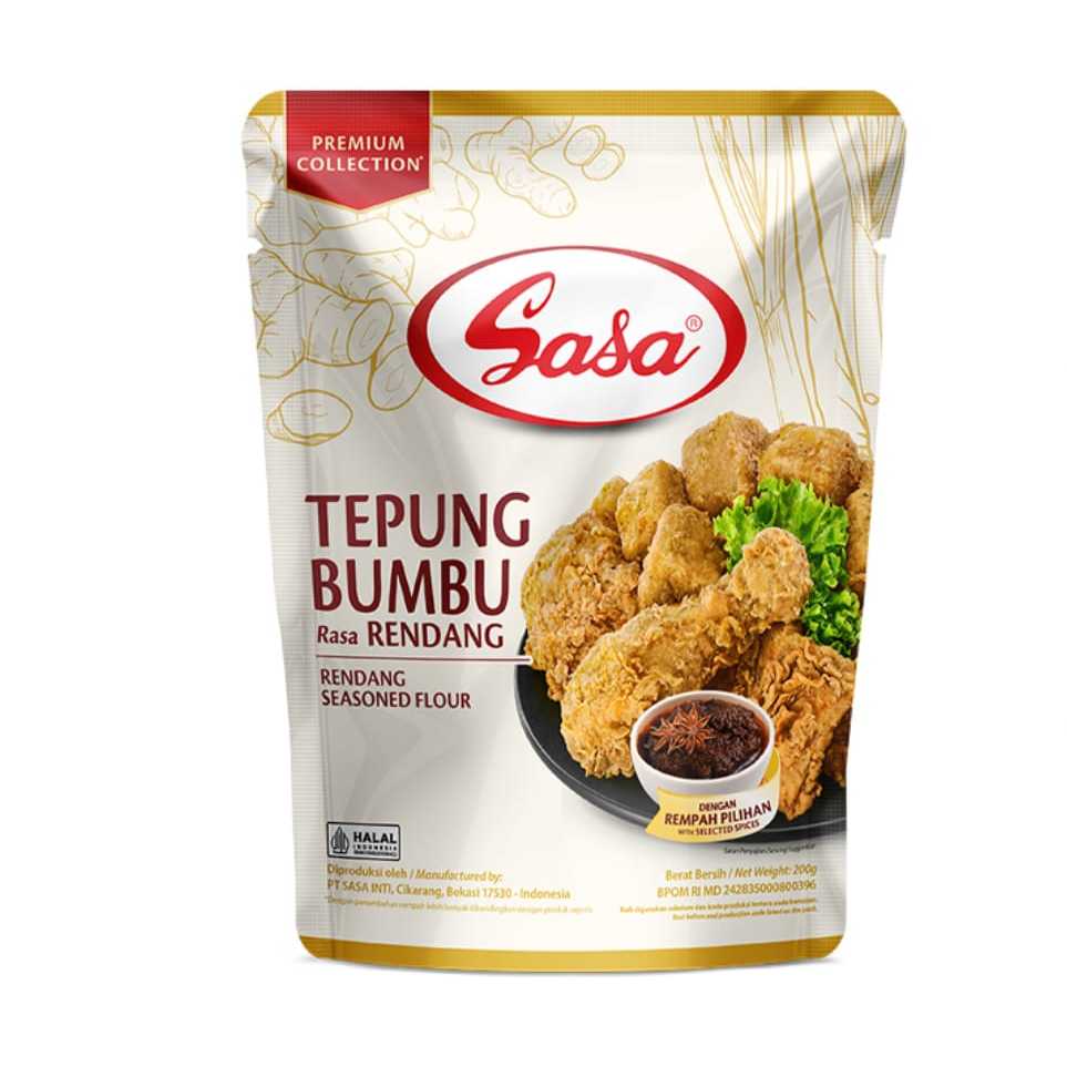 

SASA TEPUNG BUMBU PREMIUM SALTED EGG, PISANG MADU, RENDANG, CORIANDER