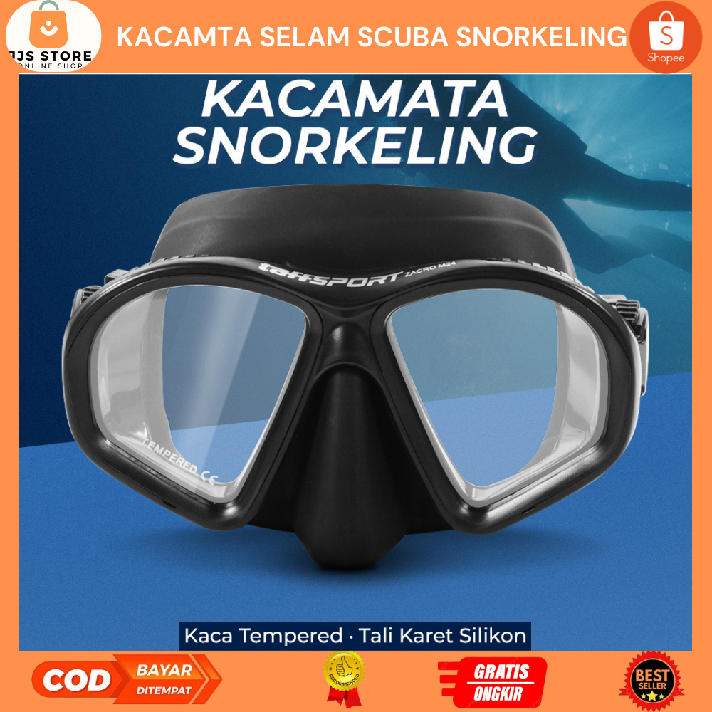 ZACRO Kacamata Selam Scuba Diving Snorkeling / Peralatan Selam Masker Diving