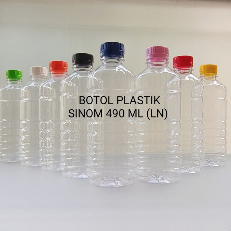 (BAL 91 pcs) BOTOL JAMU 490 ML / BOTOL PLASTIK SINOM
