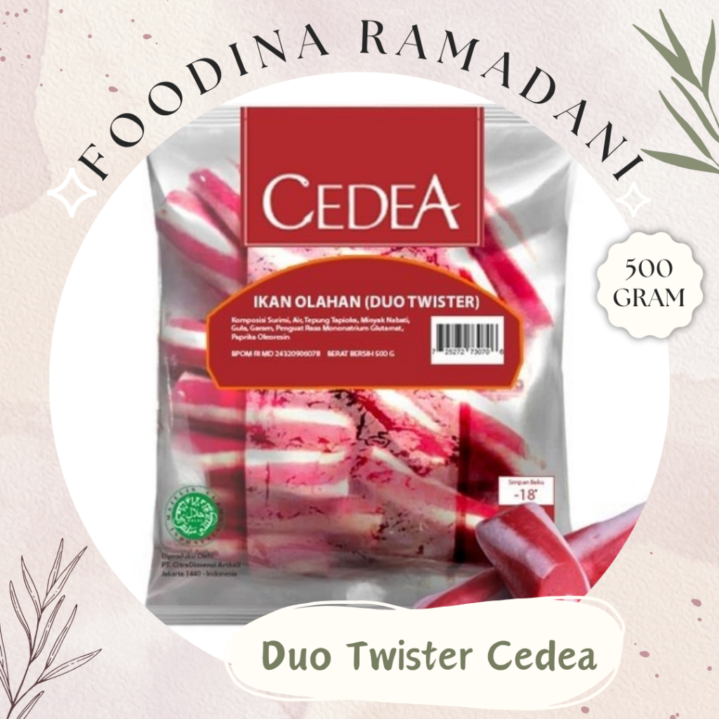 

DUO TWISTER Ikan Olahan - Cedea [ 500gr ] Harga Per BKS