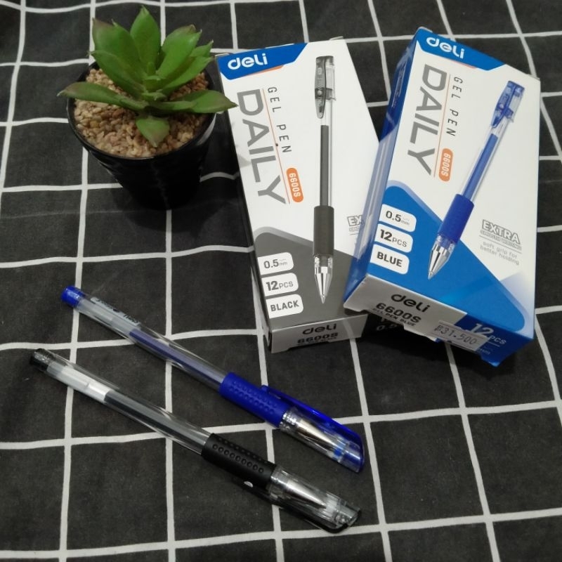 

pulpen deli | gel pen | 6600S daily