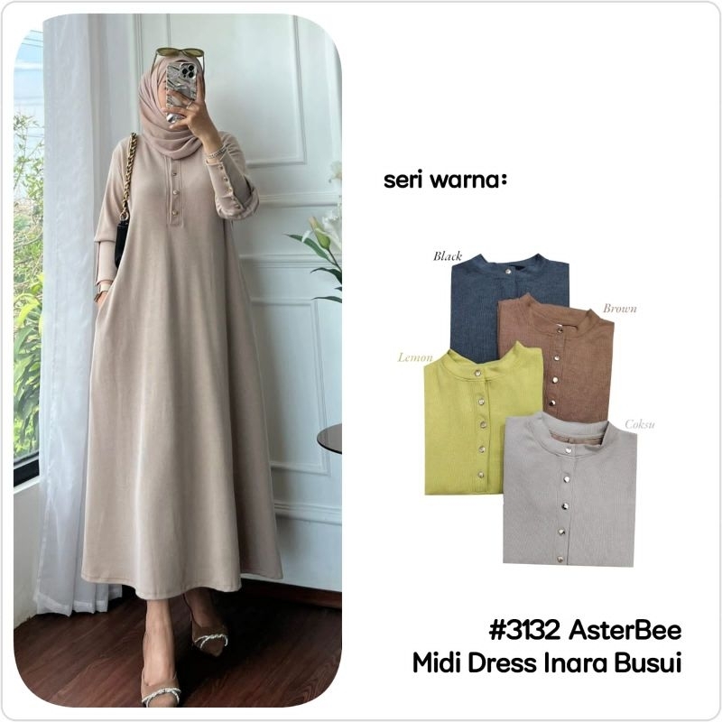 CLARKE | 3132 MIDI DRESS INARA BUSUI