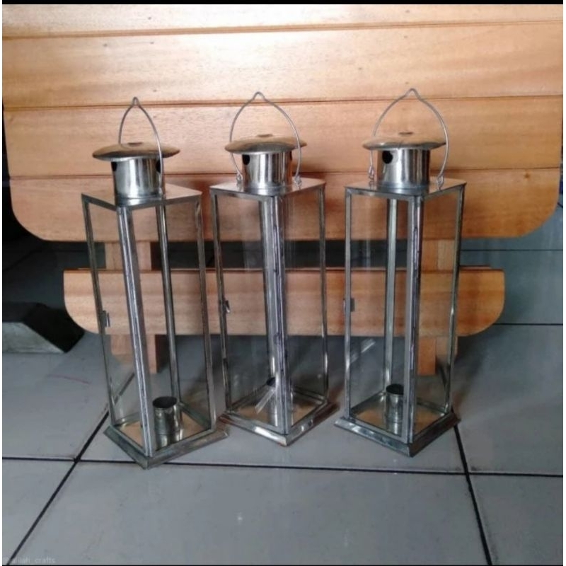 Lentera Lilin Kaca Tempat Lilin Kaca Gantung / TEMPAT LILIN KACA / LENTERA/ DAMAR PERLENGKAPAN RUMAH