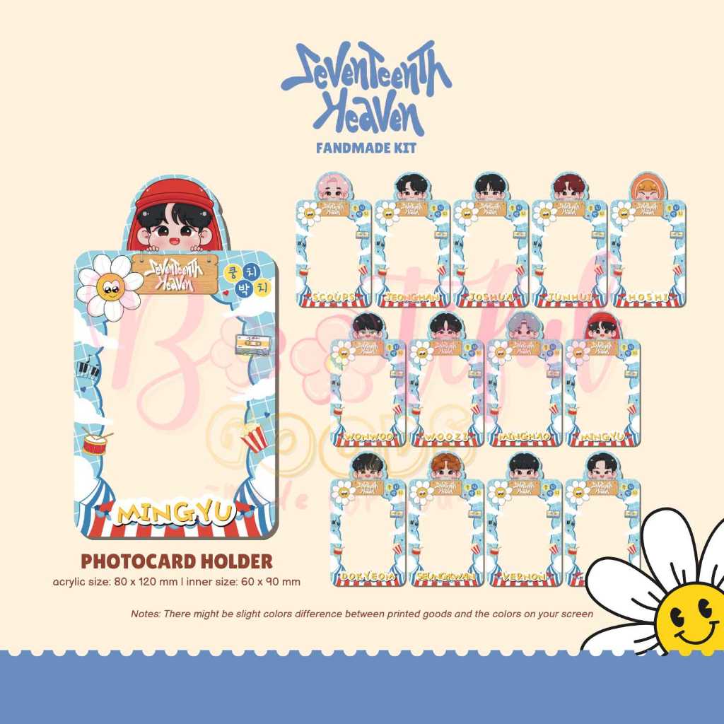 PHOTOCARD HOLDER / CAHOL SVT HEAVEN BY BOOTIFULGOODS