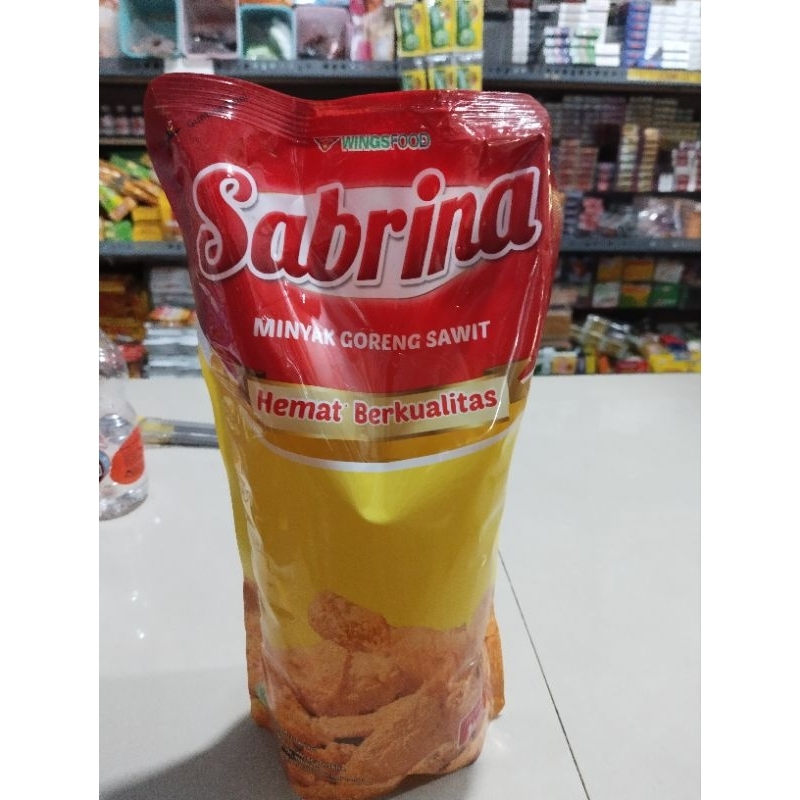

Minyak goreng Sabrina 1 liter