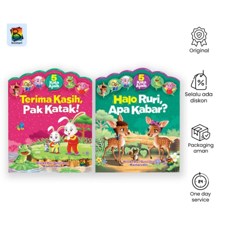 Buku Anak - 5 Kata Ajaib