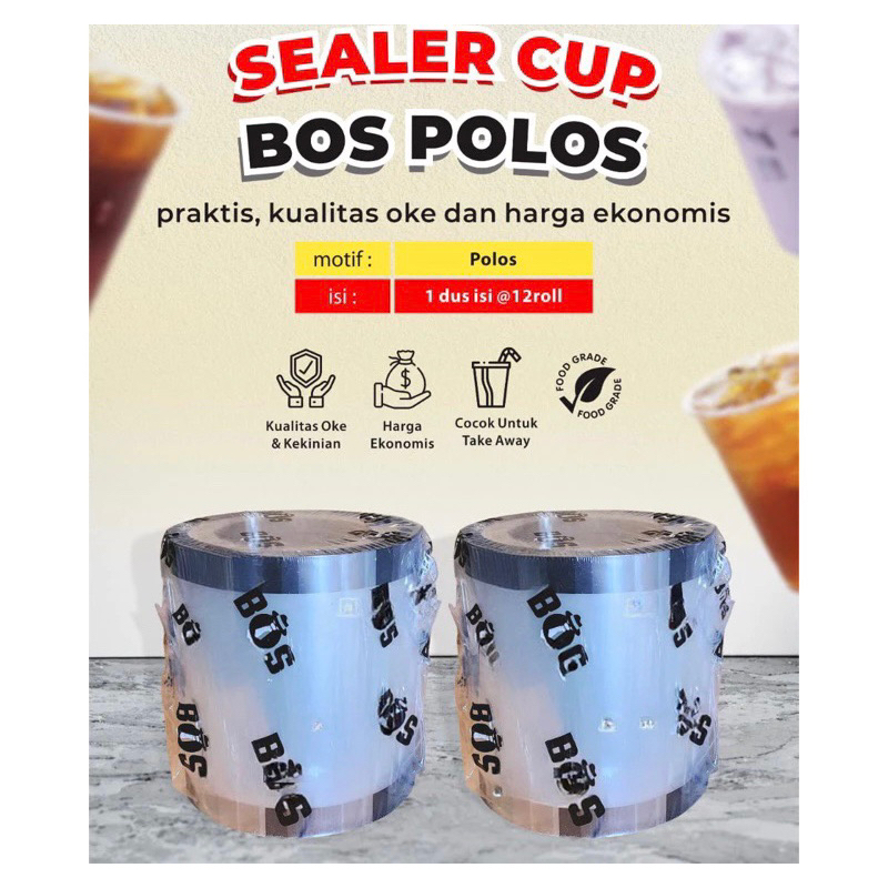 Sealer Cup/Tutup Gelas/Lid Cup plastik