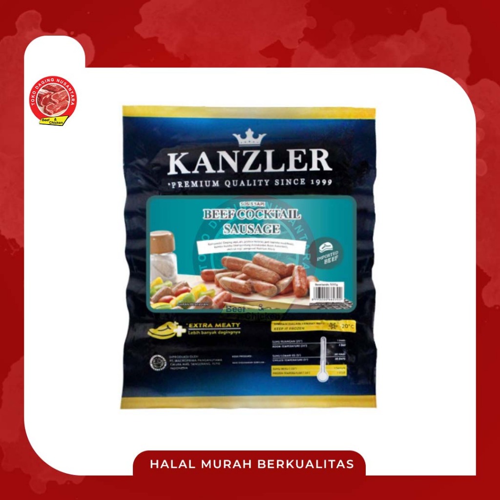 

KANZLER BEEF COOKTAIL 500 GR