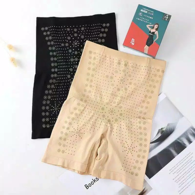 Korset Celana Infrared Pengencang Pinggang dan Pantat Pants InfraRed 3 in 1 Korset Stocking Pelangsi