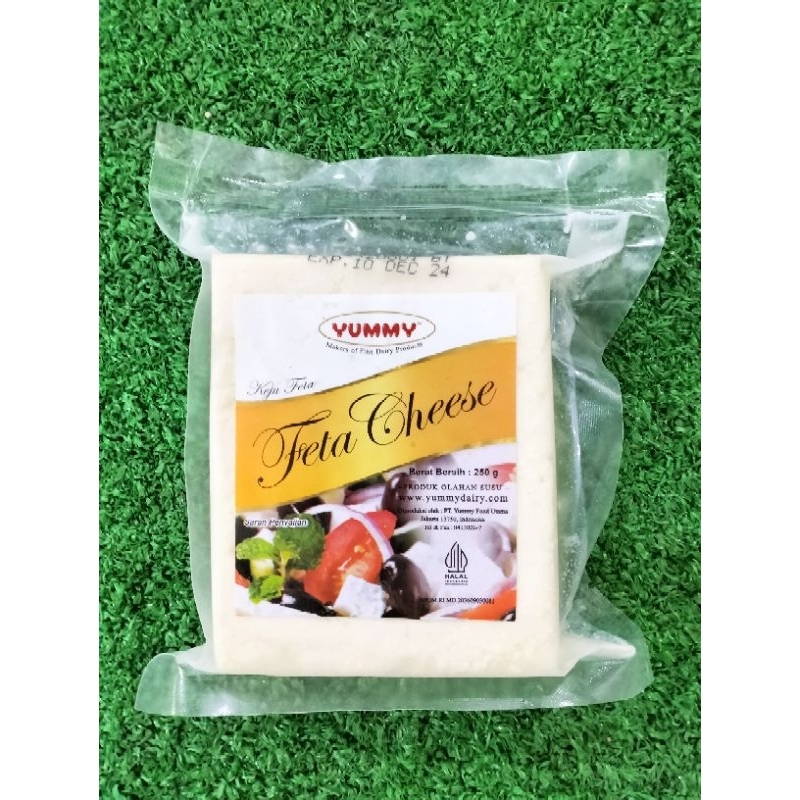 

[INSTANT & SAMEDAY ONLY] Yummy Feta Cheese Keju Feta 250gr Lokal HALAL