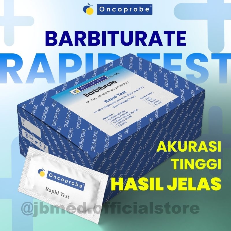 Alat Tes Narkoba Rapid Barbiturate Test Card Oncoprobe - Praktis dan Akurat