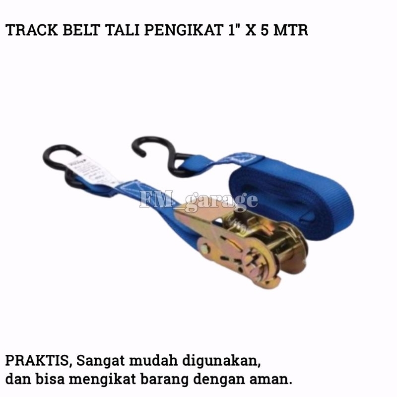 Tali Sound system Track Belt Ratchet Strap cargo -  1" X 5  METER / 5M X 2,5cm Tali sound miniatur T