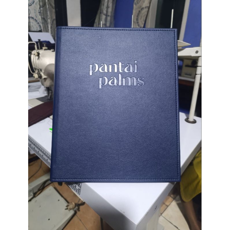 

cover menu resto caffe& hotell size a4 logo di embos model baud /ring