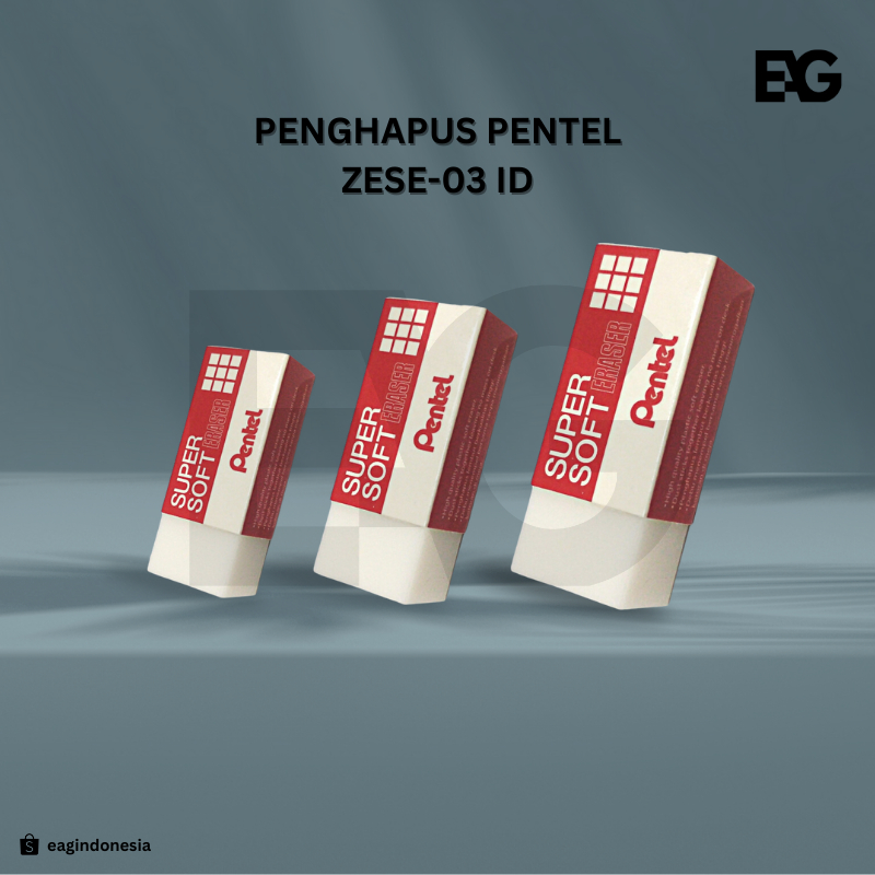 

EAG | Penghapus Pensil Pentel ZESE-03ID Super Soft