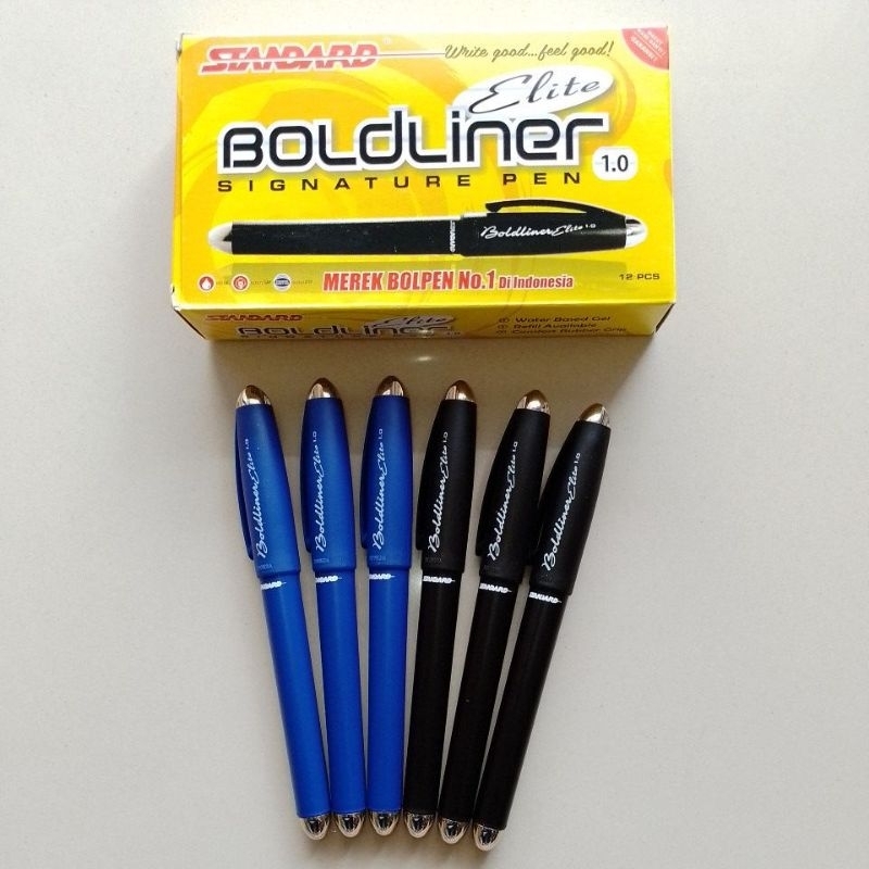 

Pulpen Standard BoldLiner Elite ( 12 Pcs ) [ Original ]