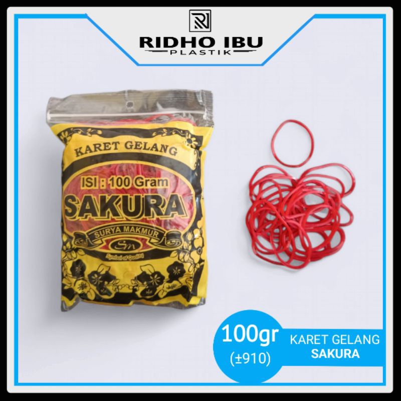 

Karet Gelang Sakura Merah 11mm *100gr