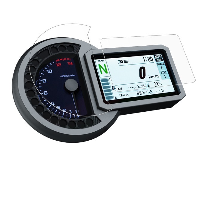 Speedo Angel Pelindung Layar Speedometer Screen Protector for Kawasaki H2 SX SE(+) '18- NANO GLASS