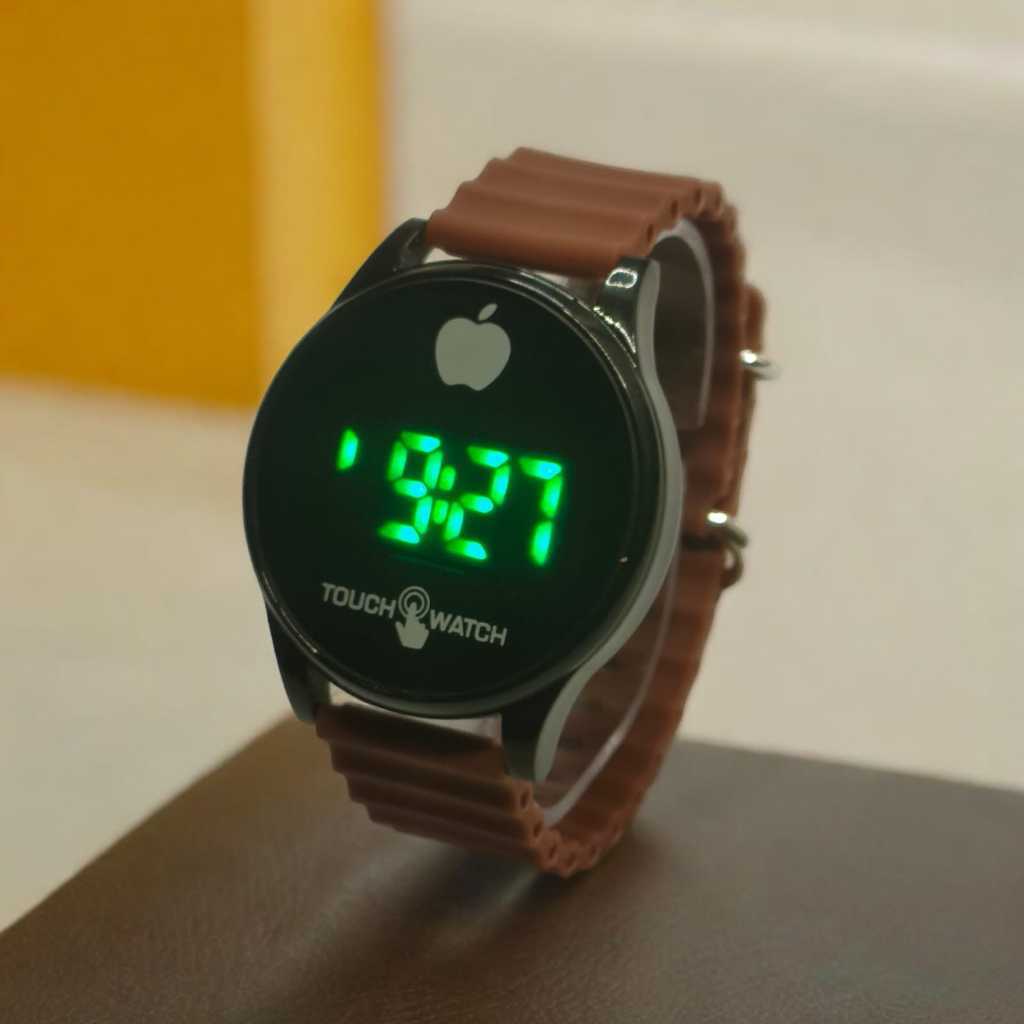 [FS]  Jam Tangan Pria/Wanita Led Touch Watch Bulat D67