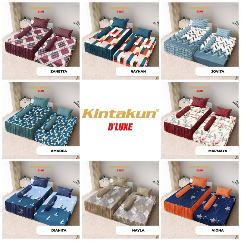 Sprei 2in1 Kintakun D’luxe 120x200 Motif Terlaris - Sprei Kintakun D’luxe 2in1 120x200 - Sprei Duo -