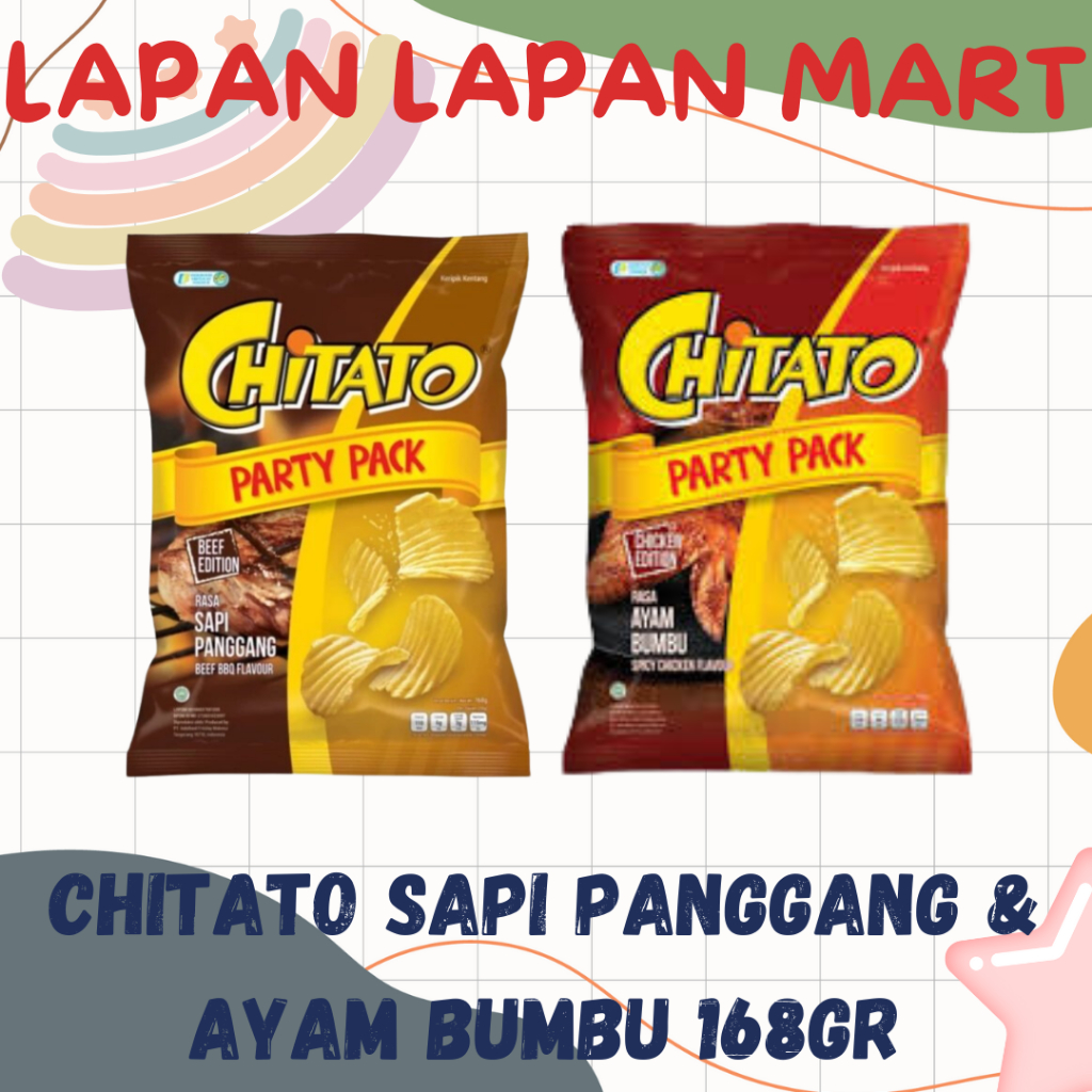 

Chitato Sapi Panggang & Ayam Bumbu Party Pack 168gr