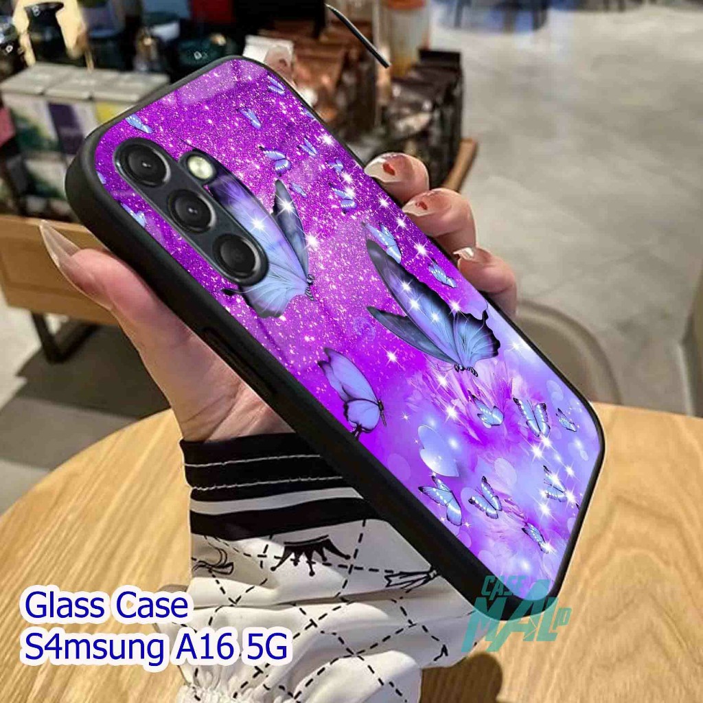 Softcase Kaca Samsung A16 Terbaru - Case Hp Samsung A16  [H05]