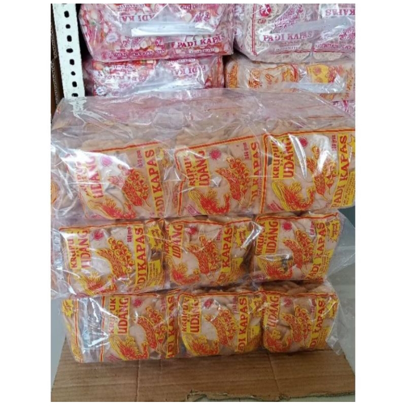 

2 bungkus kerupuk mentah padi kapas / khas cirebon