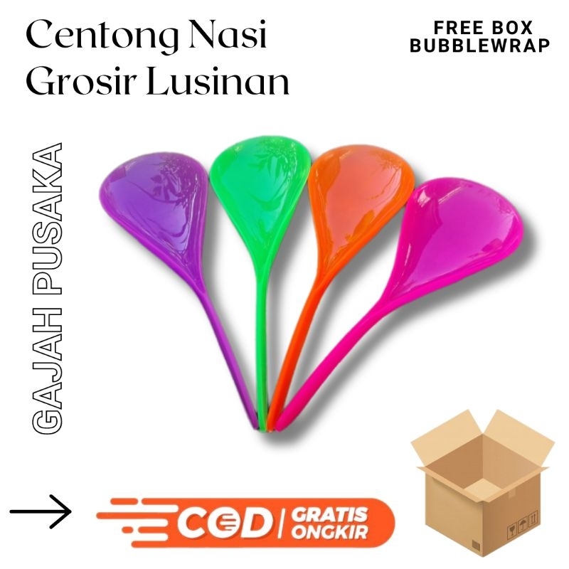CENTONG NASI PLASTIK GROSIR 1 LUSIN