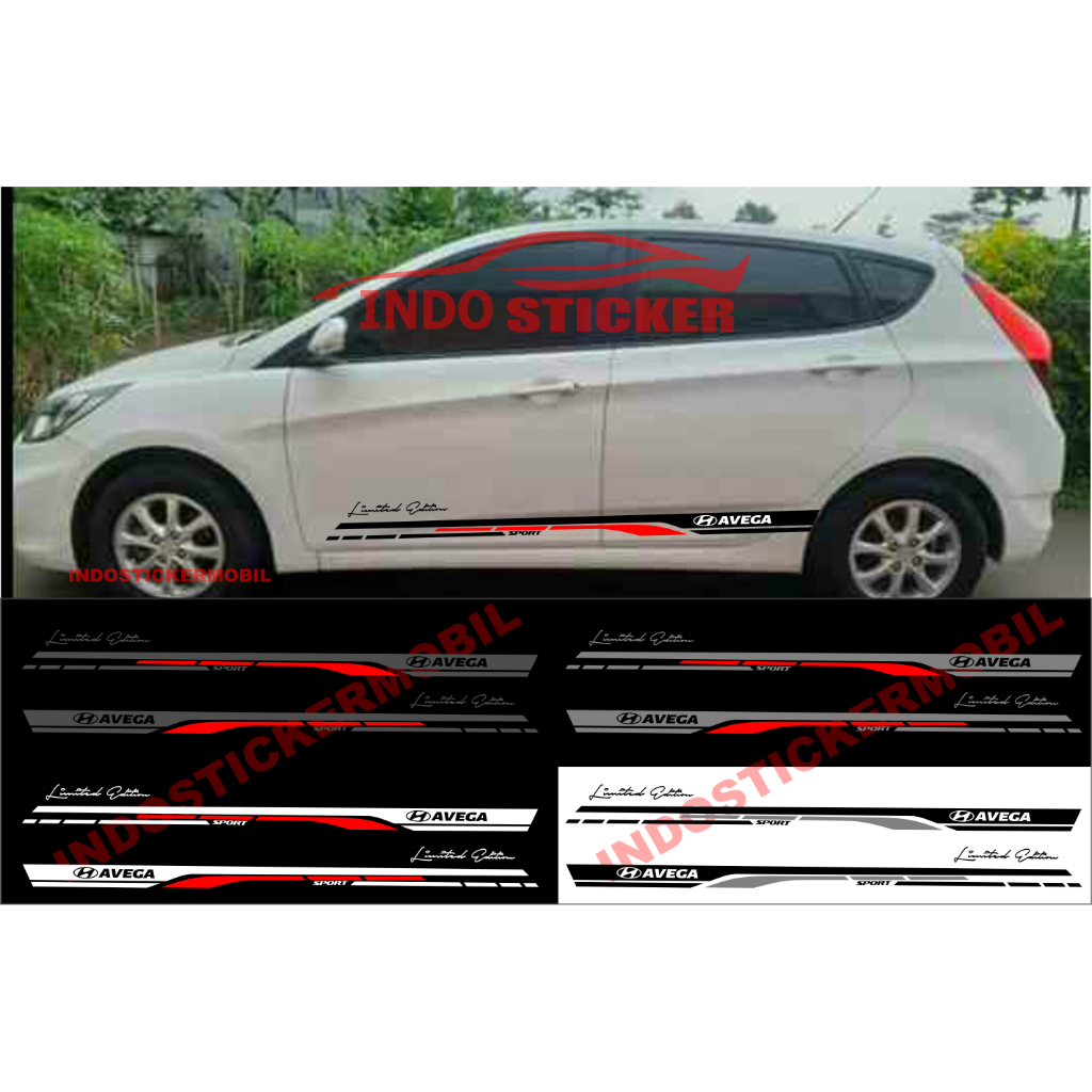 sticker mobil hyundai avega cutting stiker list mobil avega