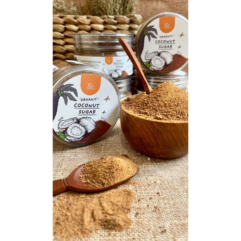 

Organic Coconut Sugar by Gutwellsoon - Gula kelapa organik premium 325gr