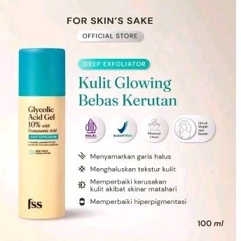 FOR SKIN'S SAKE Glycolic Acid Gel 10% with Tranexamic