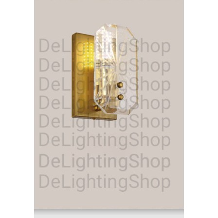SL2042-1 LAMPU DINDING HIAS KRISTAL MINIMALIS MODERN TERAS RUMAH SUDUT DALAM RUANGAN RESTORAN DLL WA