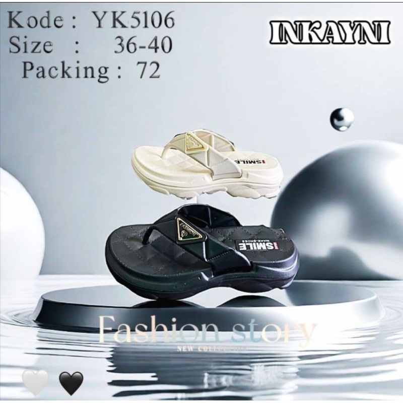 SANDAL JEPIT CEWEK INKAYNI// SANDAL INKAYNI YK5106
