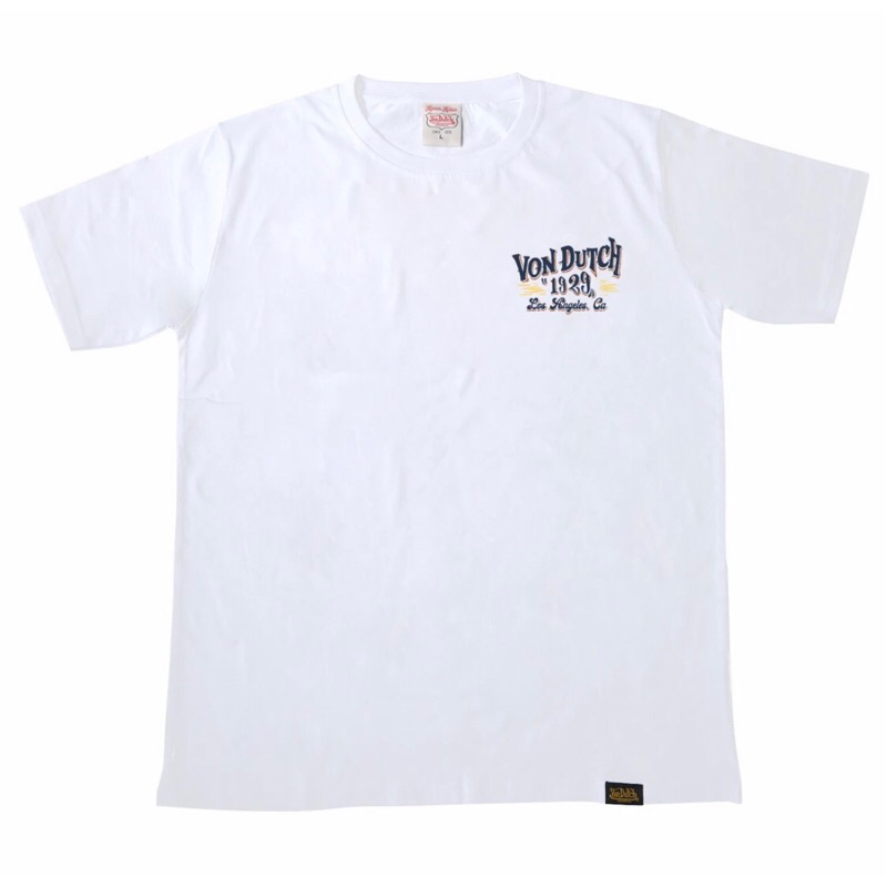 Tshirt Von Dutch White Motorcycle