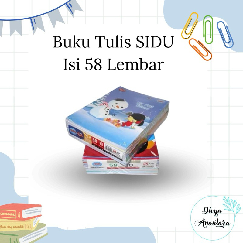 

Buku Tulis Sidu 58 Lembar 1pcs