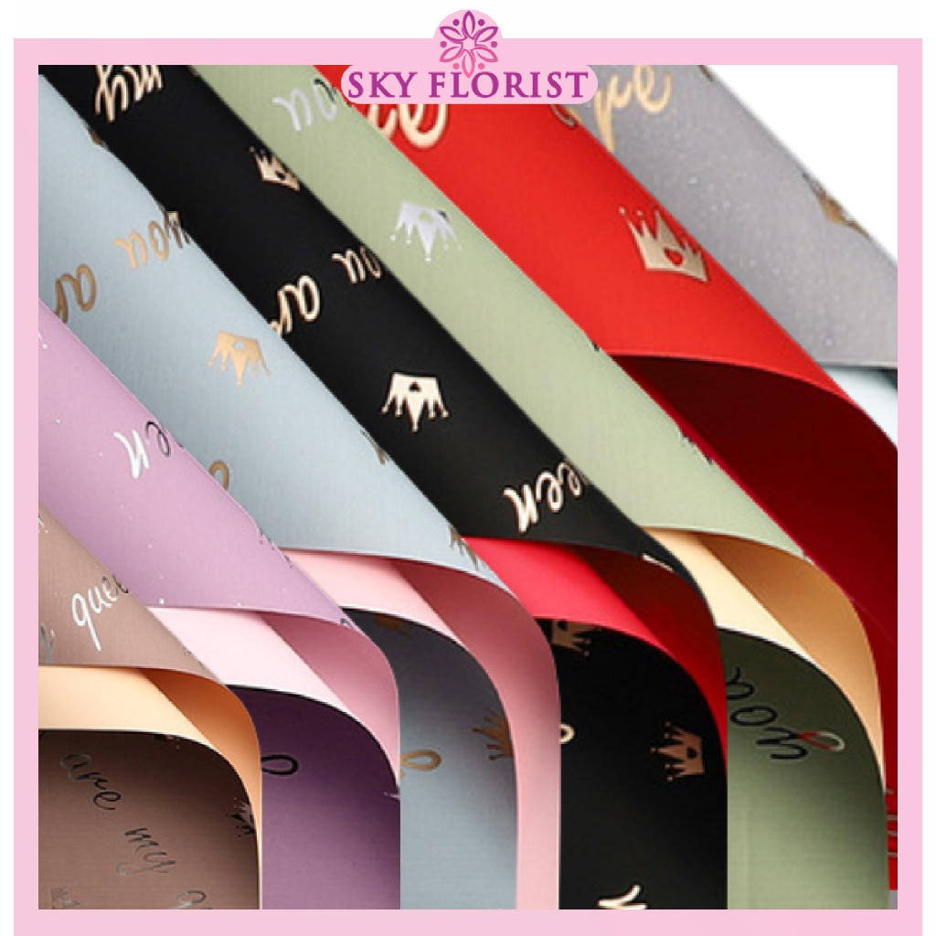 

20 Lembar Kertas Cellophane Bicolor Buket Bunga Dua Warna Wrapping Paper Celophane Flower wrap KB6023