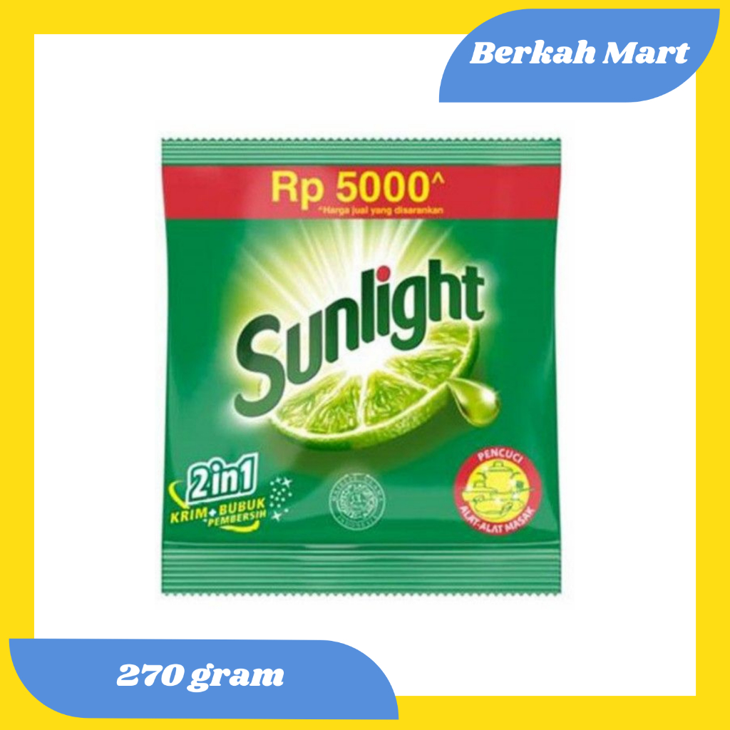 SUNLIGHT (CREAM/COLEK) SABUN CUCI PIRING