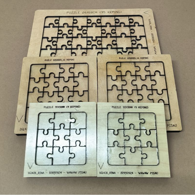 

PISAU PUZZLE - DIE CUT PUZZLE - PISAU POND LASER - LASER DIE CUT