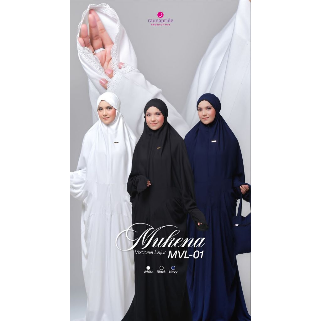 Mukena by Rauna Pride || Viscose Lajur MVL-01 || Bahan Rayon || Perlengkapan Sholat || SIAP KIRIM