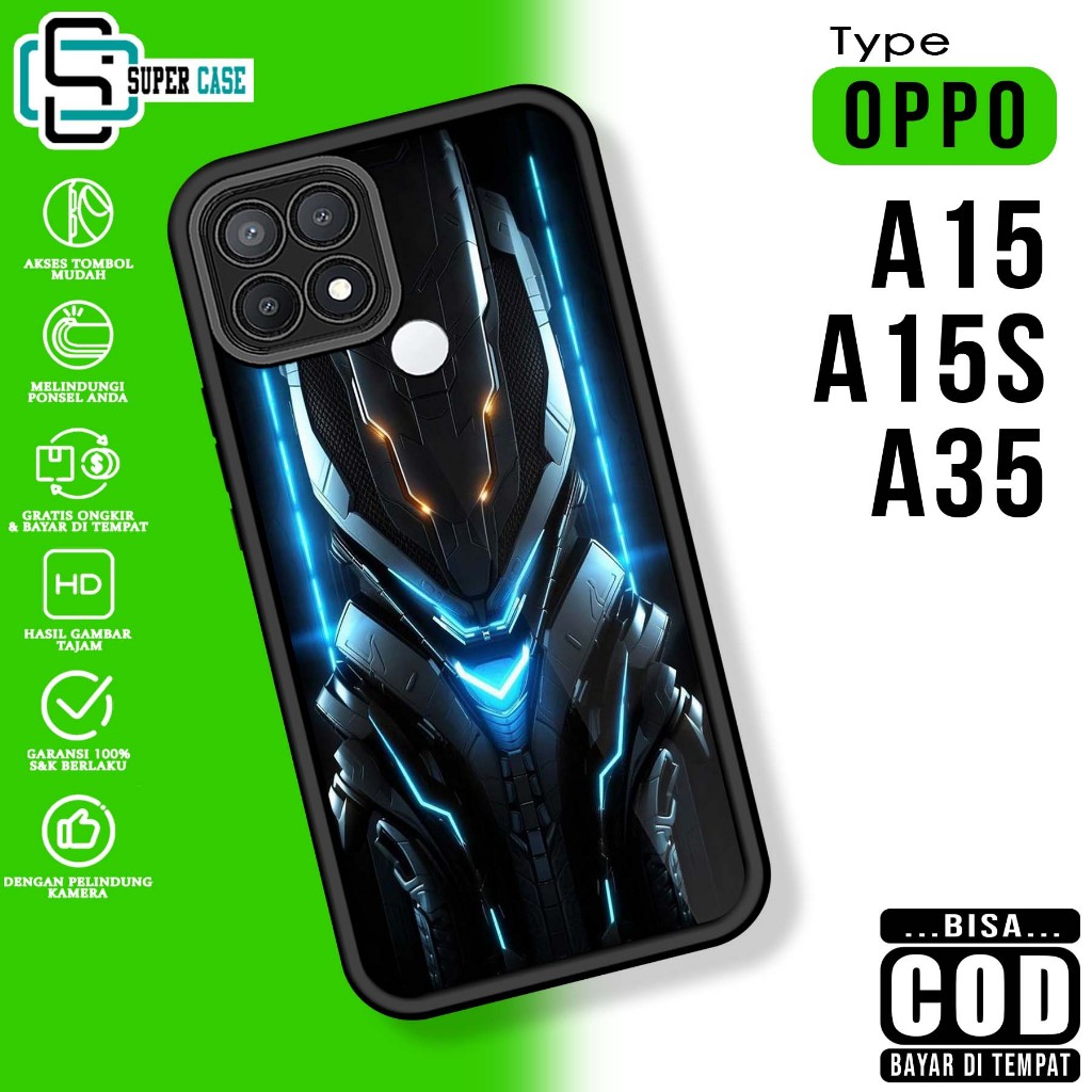 Case Hp For OPPO A15 A15S A35 GLX SoftCase Glossy casing Handphone Silikon Glass