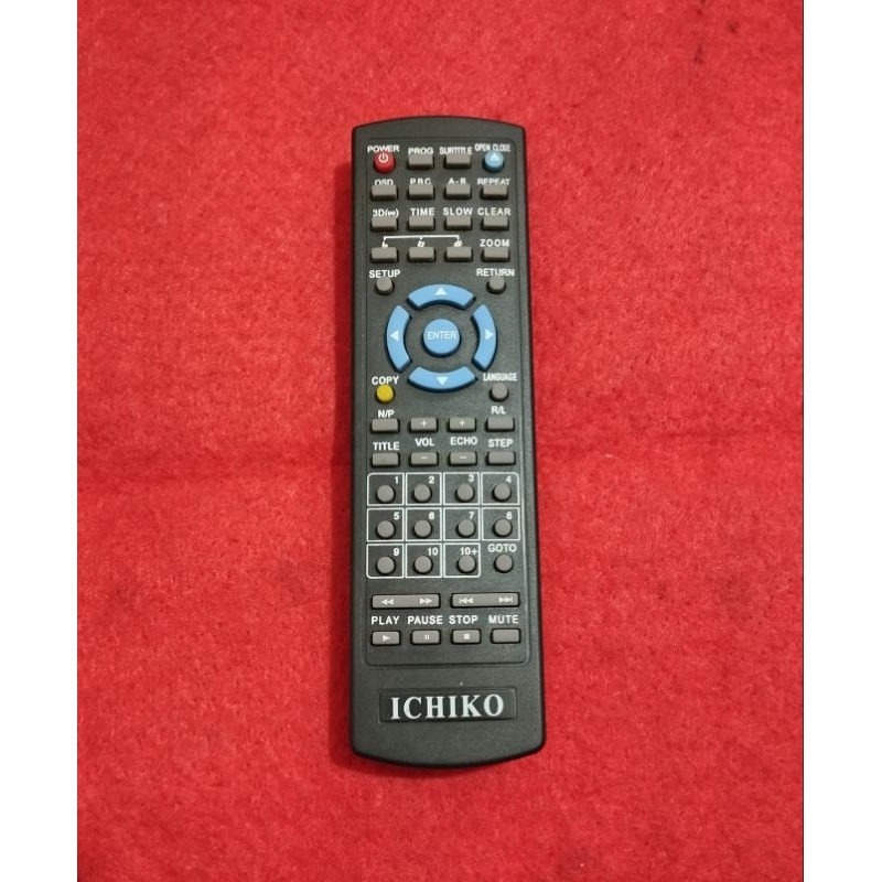 REMOT DVD PLAYER ICHIKO ORIGINAL ASLI