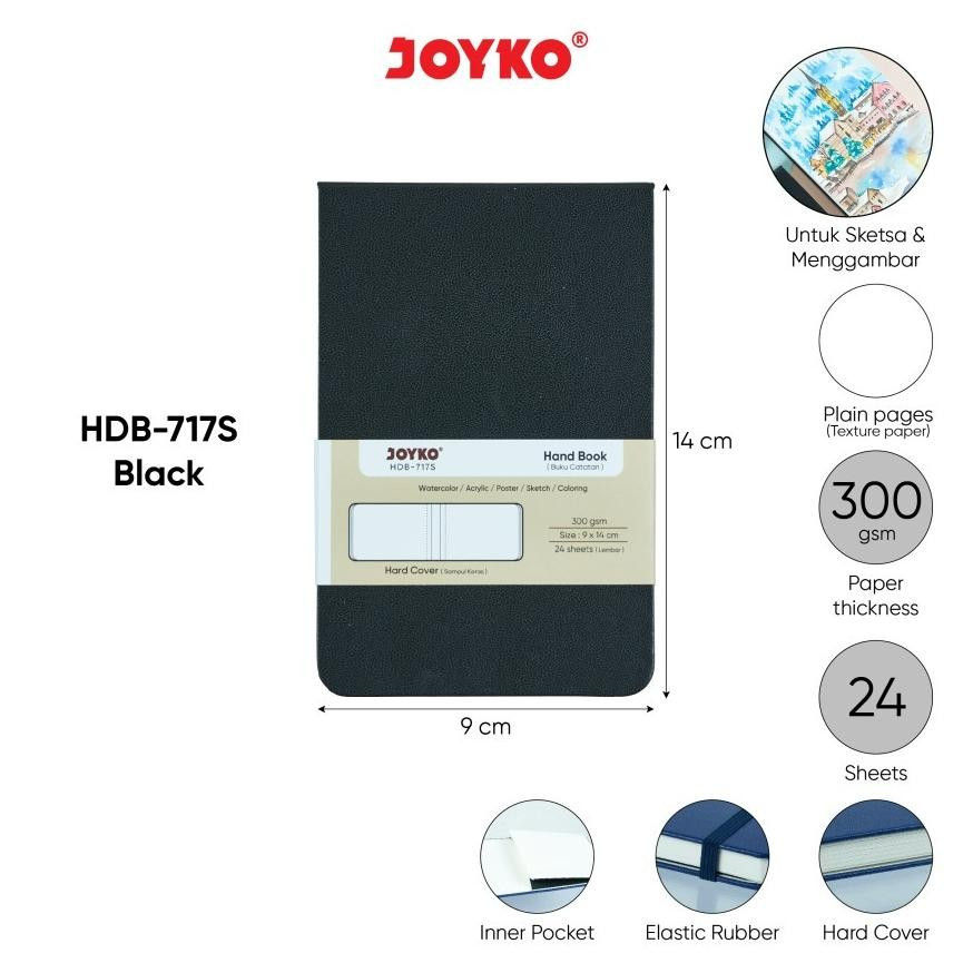 

Buku Catatan Sketsa Gambar Hand Book Joyko HDB-717S 300 gsm