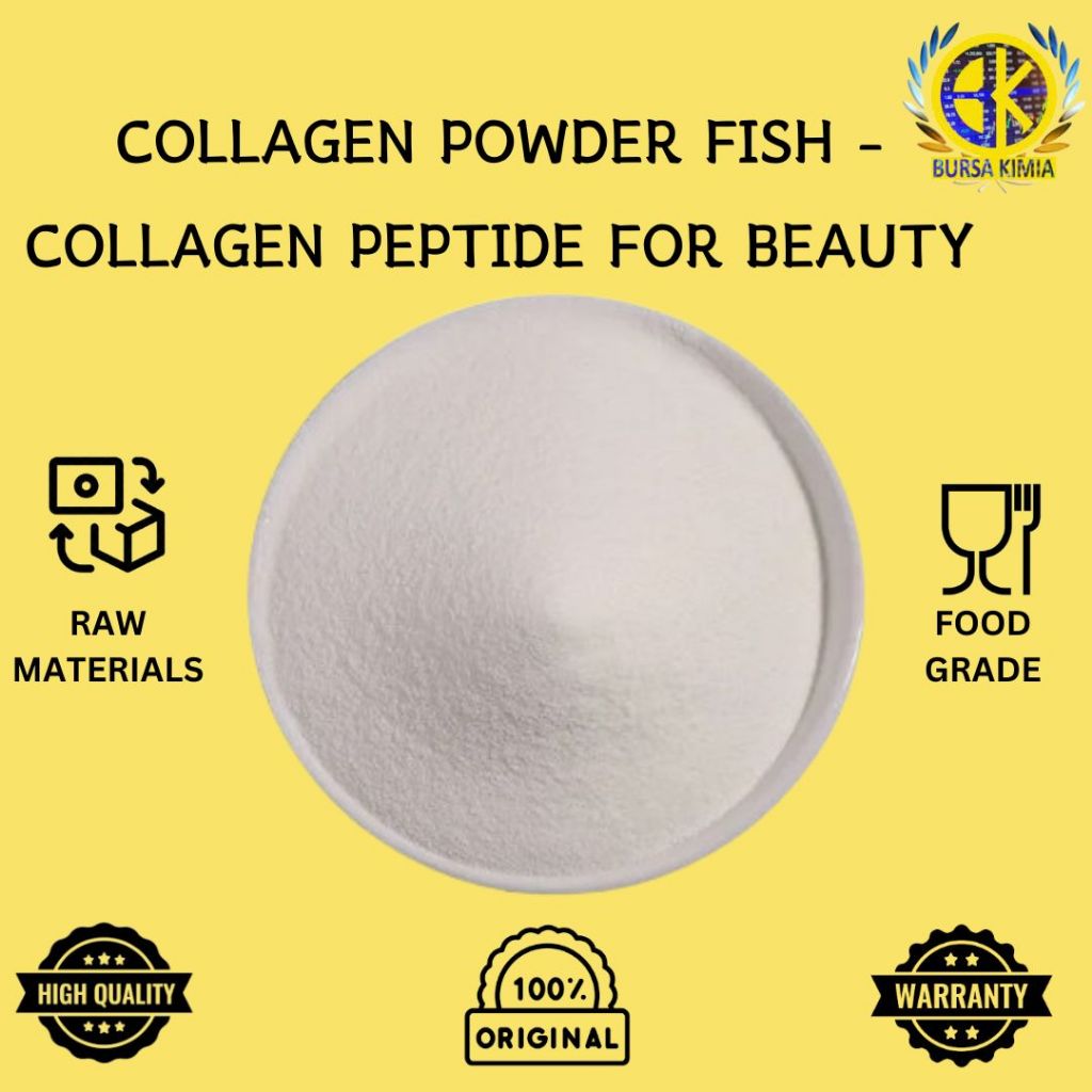 Ready Fish Collagen Powder 1 Kg - Murni Bubuk Kolagen Ikan - Fish Collagen Peptide For Beauty