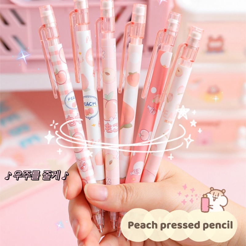 

Pensil Pencet Model Peach Lucu Berkualitas Pensil Mekanik Cute Fruit Pencil Pensil Berkualitas Tidak Mudah Patah Aesthetic Stationary Kit
