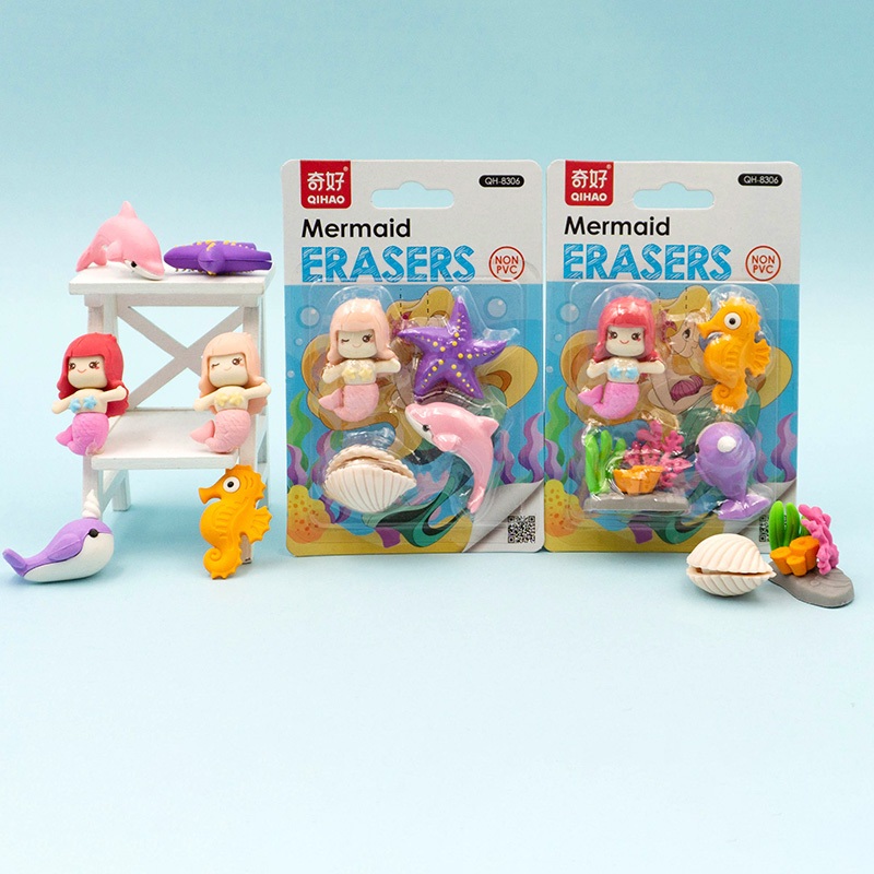 

8306 set penghapus karakter fairy istana putri cantik sensory play stationery
