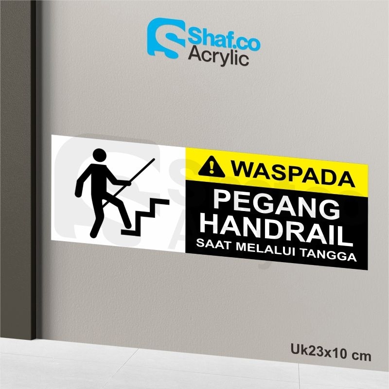 

STICKER WASPADA PEGANG HANDRAIL // STIKER // RAMBU-RAMBU