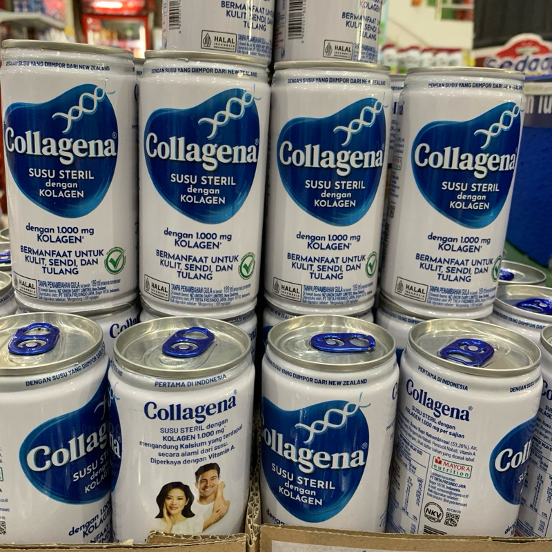 

BELI 6 FREE CONTAINER Collagena Susu Steril Kolagen Susu Cair 189ml