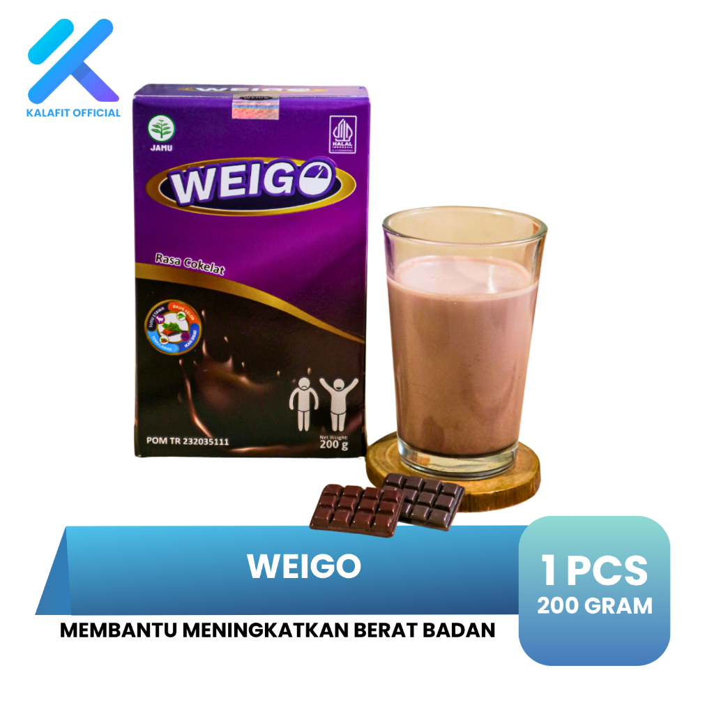 

Weigo Susu Penambah Nafsu Makan Anak dan Dewasa 200 gram Susu Penggemuk Badan