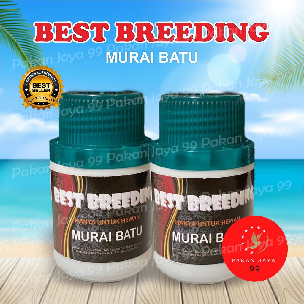 READY BEST BREEDING MURAI 40 ML VITAMIN SUPLEMEN DOPING TERNAK KHUSUS BURUNG MURAI BATU MB KACER PEM