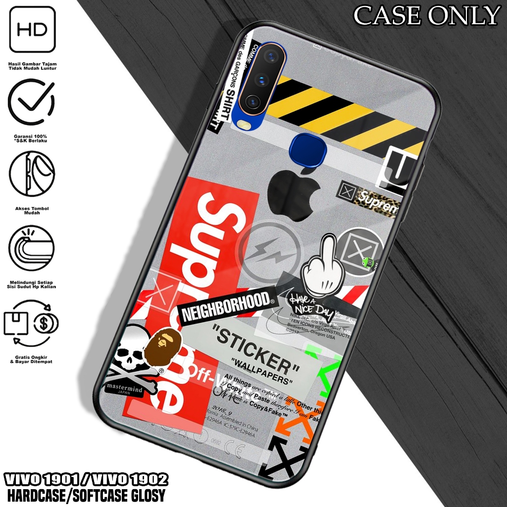 Case VIVO 1901 / 1902 - Casing VIVO 1901 / 1902 [ BA ] Silikon VIVO 1901 / 1902 - Kesing Hp - Casing