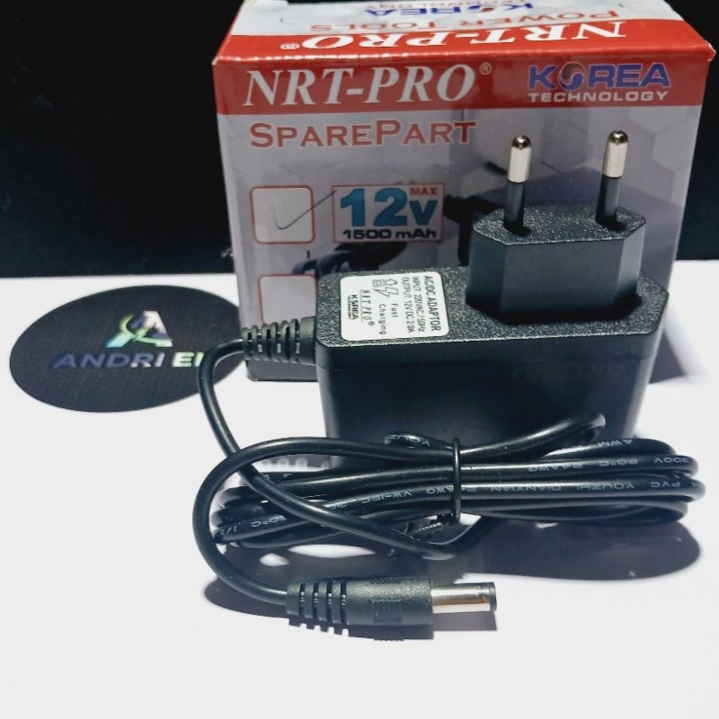 adaptor charger baterai bor 12 flas charger 2a